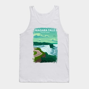 Niagara Falls State Park Travel Poster Tank Top